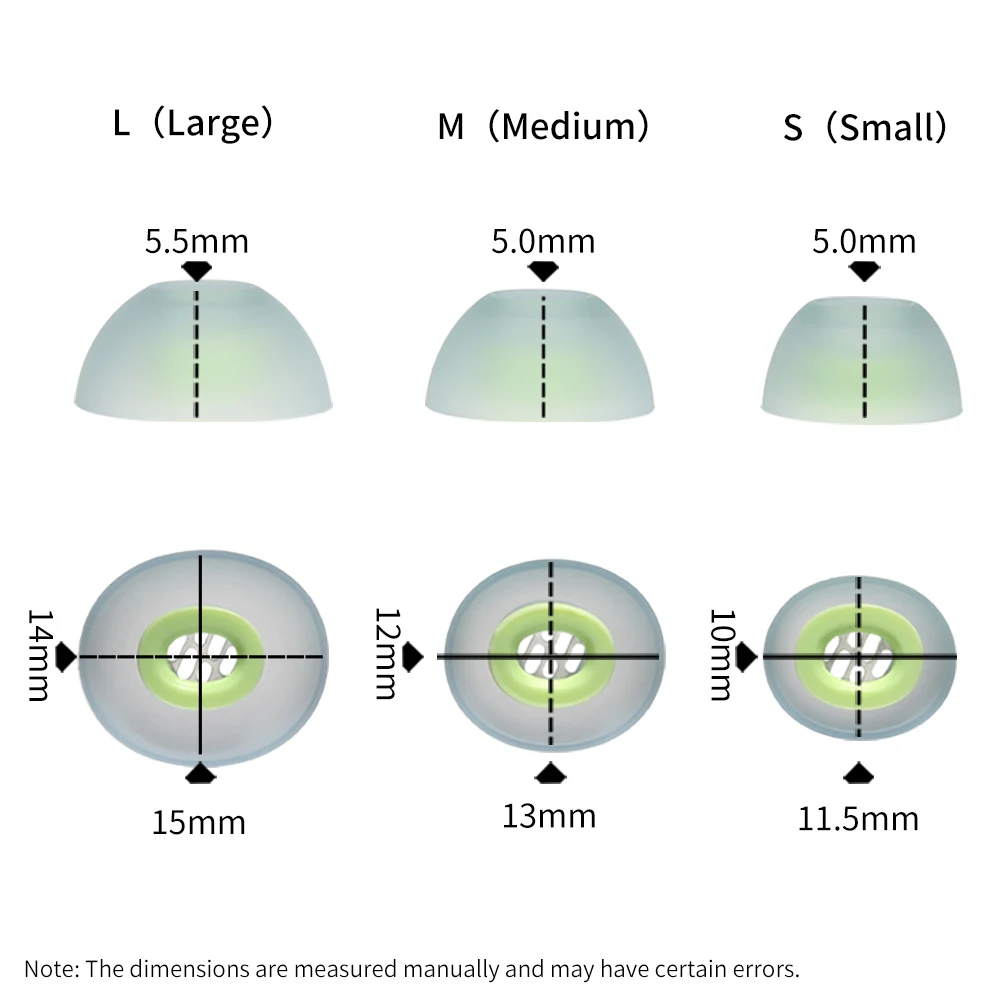 Silicone Ear Tips for ONEPLUS Buds Ace 2 4 Silicone Ear Tips for ONEPLUS Buds Ace 2 - Image 4