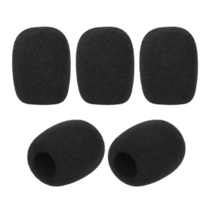 Black Mini Microphone Windscreens Pack of 5 19 S3d5f6b80f1c940aaa5e20f59a815421eh
