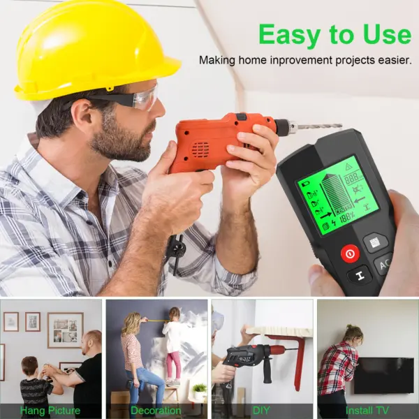5-in-1 LCD Wall Detector Scanner HW-QB5 - Image 4