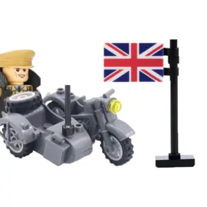 MOC US British Military Figure Building Blocks Set