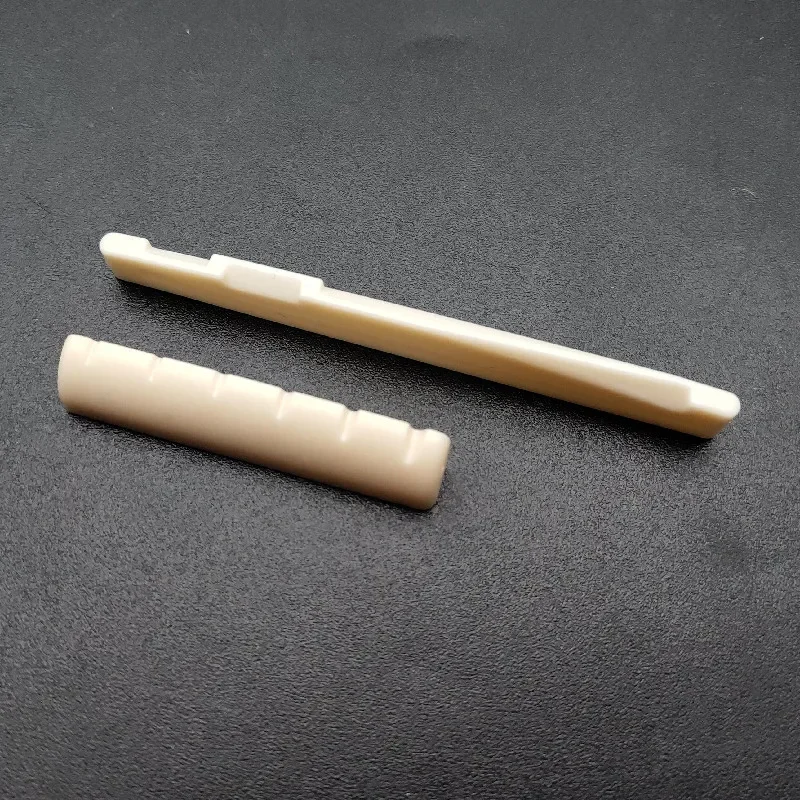 6-String Acoustic Guitar Bridge Nut and Saddle Set 3 6-String Acoustic Guitar Bridge Nut and Saddle Set - Image 3