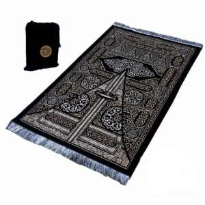 Elegant Prayer Mat Set with Beads and Bag 13 S3edbe0b865534e5888023e55527644e4y