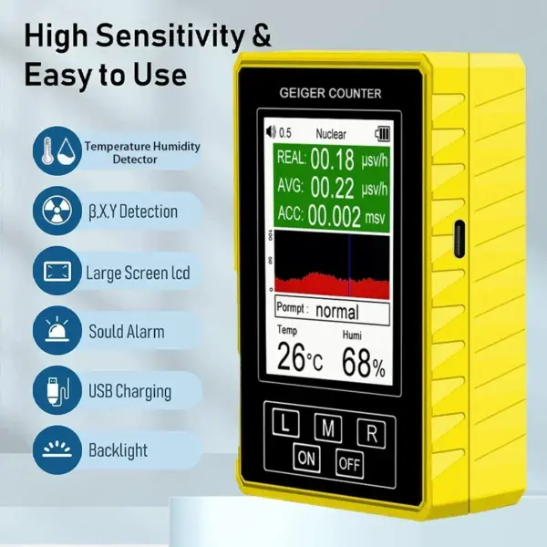 2-in-1 EMF Geiger Counter XR-3 Pro - Image 5