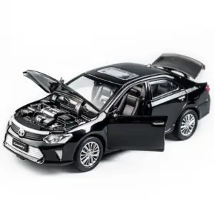 1:32 Toyota Camry Diecast Model Car Black 12 S3f65c507313b496d824b16e23ecf6288g