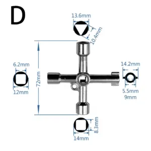 Multifunction Cross Switch Square Key Wrench 11 S3f9c84eac0c9464cb5f411ba00e7d1f4L
