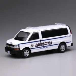 GMC Express Van Police Diecast Model 1:64 Scale 9 S400f3489a7b64f3bacf7a791392f84021
