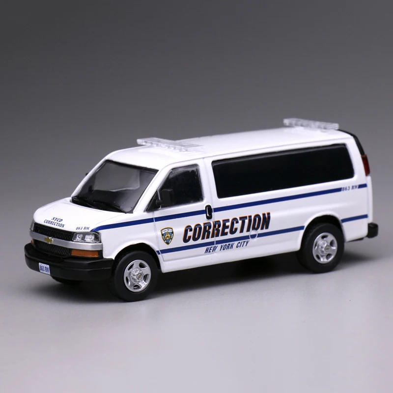 GMC Express Van Police Diecast Model 1:64 Scale 5 GMC Express Van Police Diecast Model 1:64 Scale - Image 5