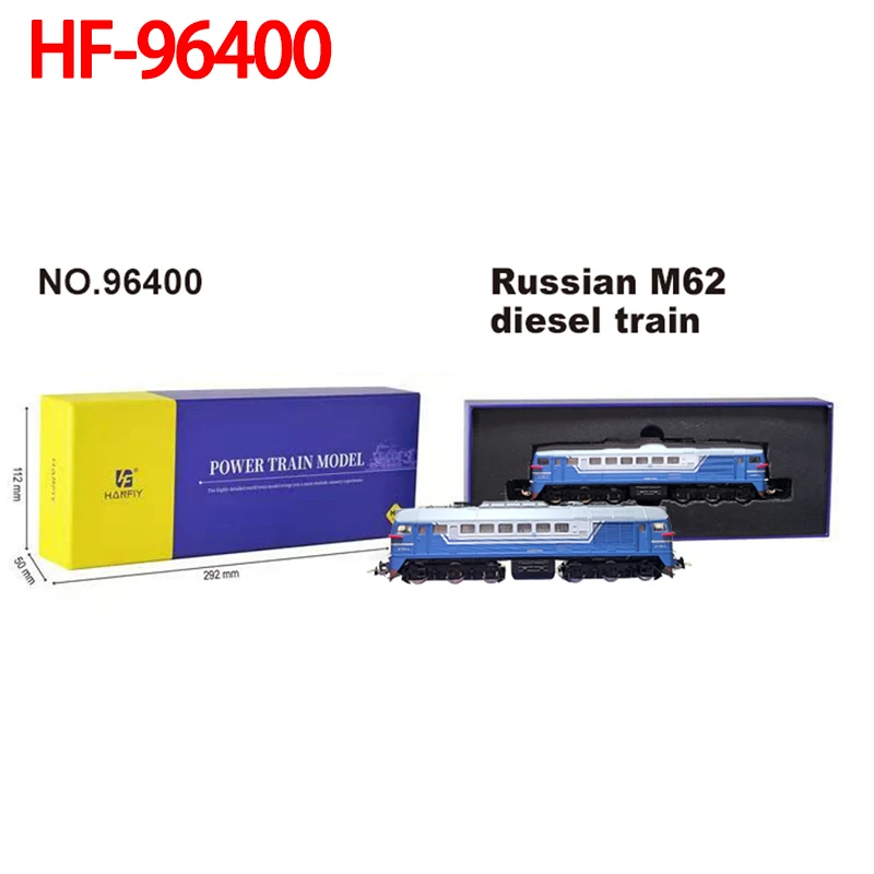 HO Scale Russian M62 Diesel Train Model 1 HO Scale Russian M62 Diesel Train Model