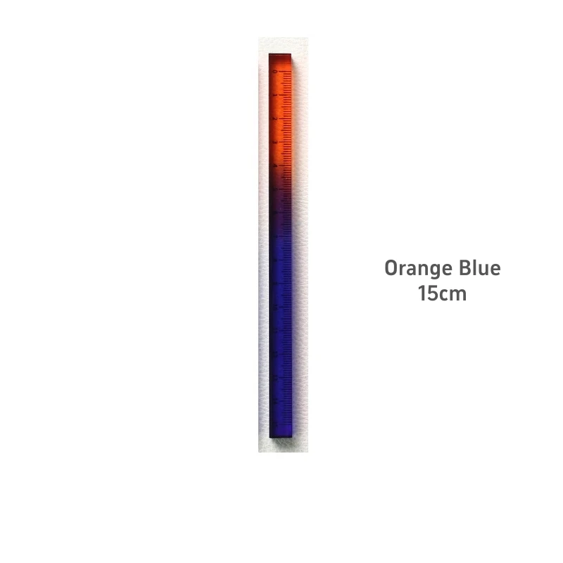15cm Colorful Clear Acrylic Straight Ruler 14 15cm Colorful Clear Acrylic Straight Ruler - Image 14