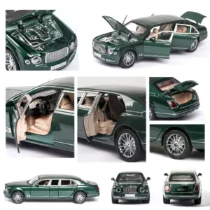 1:24 Mulsanne Diecast Model Dark Green Luxury Car 11 S41876bc4c33a4da0bd0dac13e358b0b8A