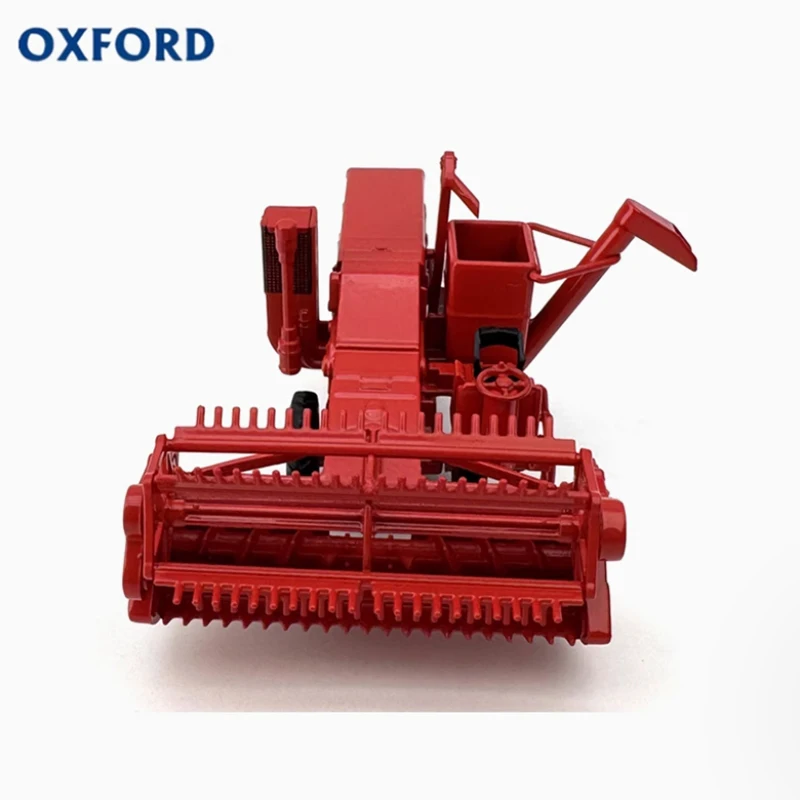 OXFORD 1:76 Scale Red Diecast Farm Harvester 4 OXFORD 1:76 Scale Red Diecast Farm Harvester - Image 4