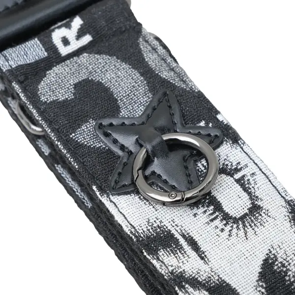 Stylish Adjustable Guitar Strap with Patterned Design - Image 2