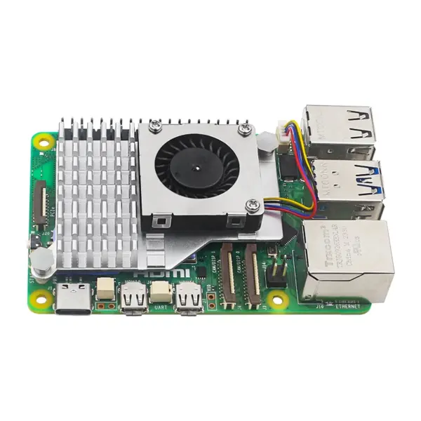 Raspberry Pi 5 PWM Cooling Fan Aluminum Heatsink - Image 2