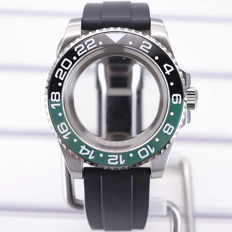 40mm Waterproof Watch Case with Rubber Strap 7 40mm Waterproof Watch Case with Rubber Strap - Image 7