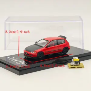 1:64 Diecast Honda Civic EG6 Red Model Car 11 S43698150fefd4572b866e7929438df692