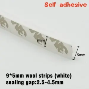 Self-Adhesive Brush Strip Weather Seal 5M/10M 34 S4378e050bfa54a75a317eca7db3ea6b6L