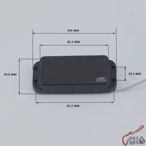 MEC Passive Bass Pickup Model 0231 for 4/5 Strings 7 S437e6f693e7e4ffaadd3a9c680bd23bfs