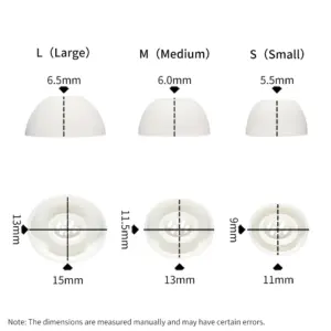 Silicone Ear Tips for OPPO ENCO Air4 Pro 8 S4389cdde70c342f89c7b6f410279f3bam