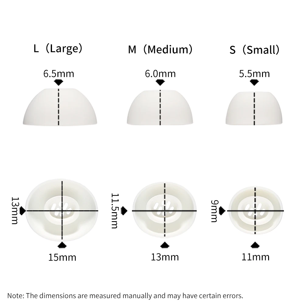 Silicone Ear Tips for OPPO ENCO Air4 Pro 3 Silicone Ear Tips for OPPO ENCO Air4 Pro - Image 3