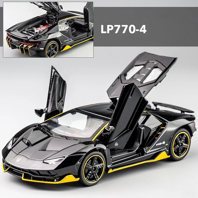 1:32 LP770 Diecast Lamborghini Aventador SVJ Car 11 1:32 LP770 Diecast Lamborghini Aventador SVJ Car - Image 11
