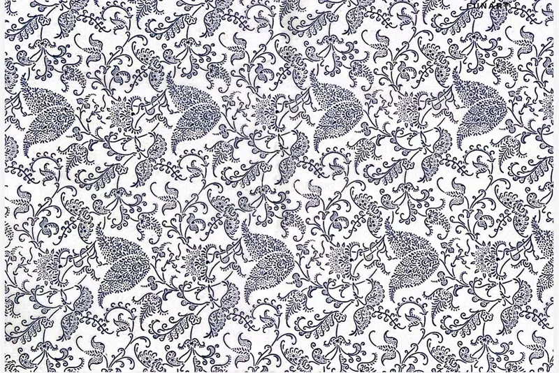 Blue and White Ceramic Underglaze Sticker Set 21 Blue and White Ceramic Underglaze Sticker Set - Image 21