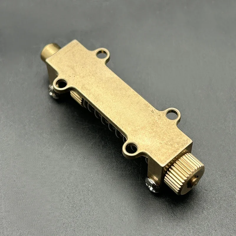 Brass Guitar Tremolo Stabilizer Stopper 45x11mm 5 Brass Guitar Tremolo Stabilizer Stopper 45x11mm - Image 5
