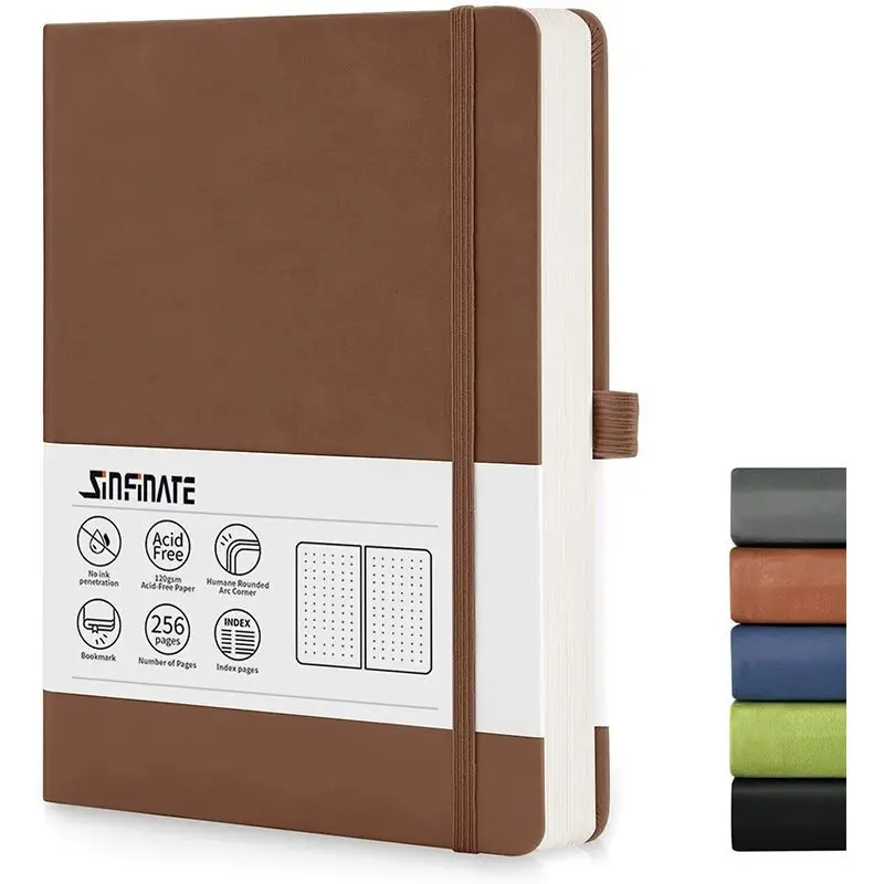 A5 Dotted Notebook with PU Leather Cover 9 A5 Dotted Notebook with PU Leather Cover - Image 9