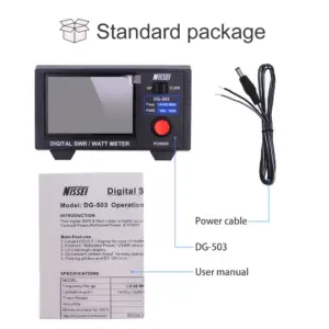 Nissei DG-503MAX Digital SWR/WATT Meter 13 S454ae4deb2f74e6a9868282f7764da1br