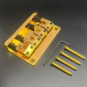 L Shape Saddle 4 String Bass Bridge Gold 15 S4565facc928e4cdbb41cacfe5f2af61dQ