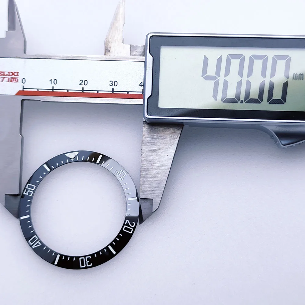 Ceramic Blue-Green Diver's Watch Bezel Insert 40mm 5 Ceramic Blue-Green Diver's Watch Bezel Insert 40mm - Image 5