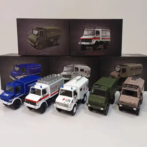 1/64 Scale Unimog U1300L Diecast Model Vehicle - Image 2