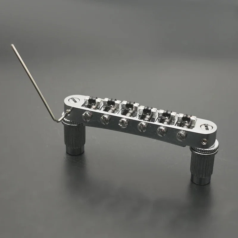 Guitar Tune-O-Matic Roller Saddle Bridge Gold 7 Guitar Tune-O-Matic Roller Saddle Bridge Gold - Image 7