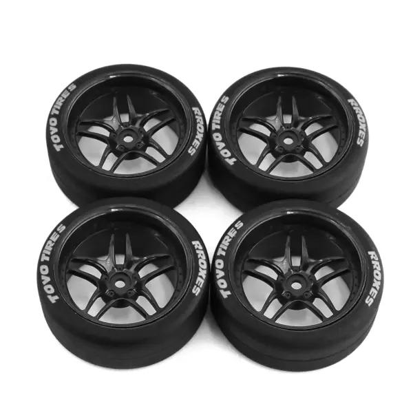 4pcs Drift Car Tires and Wheels for 1/10 RC - Image 8