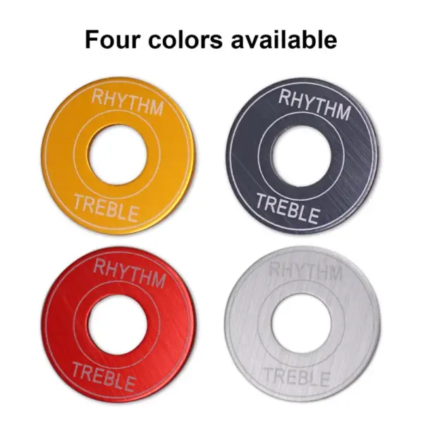 Gold Aluminum Alloy Guitar Toggle Switch Rings - Image 5