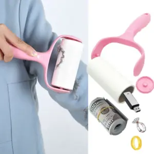 Dual-Purpose Lint Roller with Secret Compartment 9 S473407f6d96e4e7bb92e2645999e54907