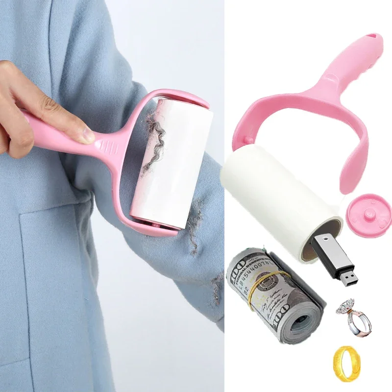 Dual-Purpose Lint Roller with Secret Compartment 2 Dual-Purpose Lint Roller with Secret Compartment - Image 2