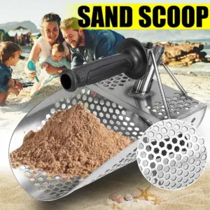Stainless Steel Beach Sand Scoop with Handle