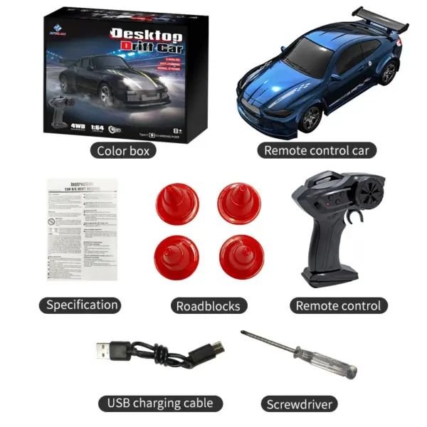 1:64 Scale KF20 Remote Control Drift Car - Image 15