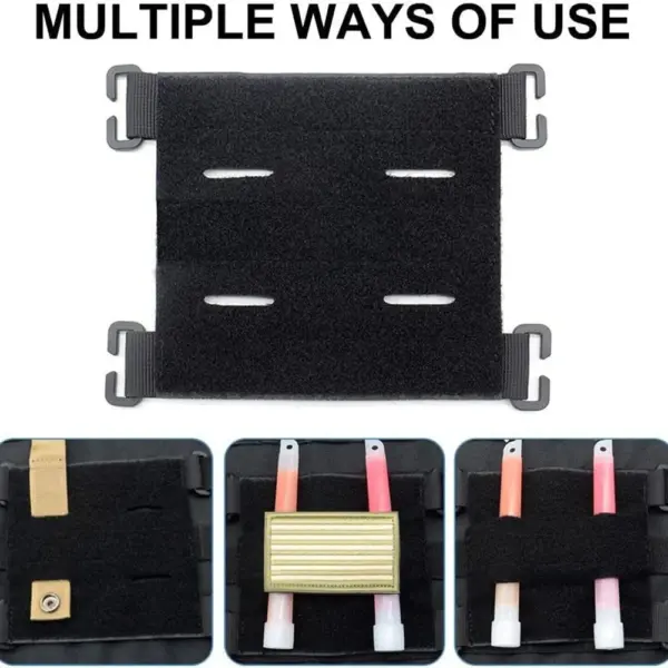 Tactical Nylon Patch Panel for Gear Customization - Image 2