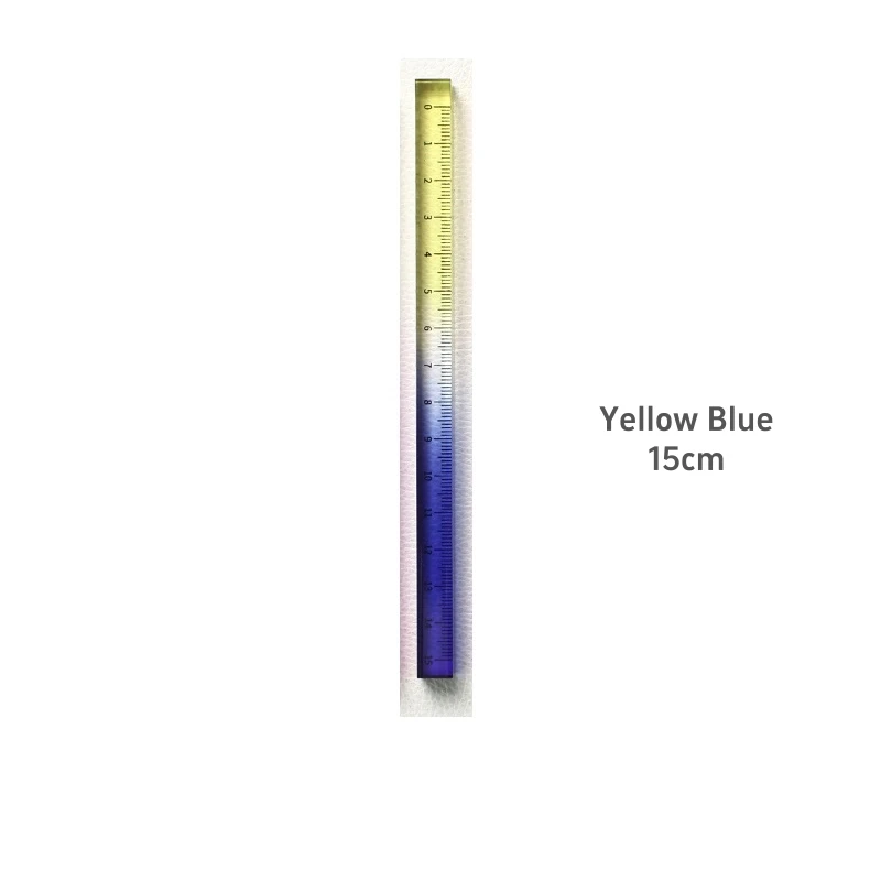 15cm Colorful Clear Acrylic Straight Ruler 12 15cm Colorful Clear Acrylic Straight Ruler - Image 12