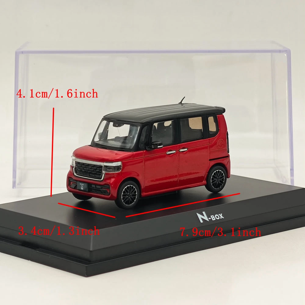 1/43 N-BOX Custom Diecast Model in Crystal Red 5 1/43 N-BOX Custom Diecast Model in Crystal Red - Image 5