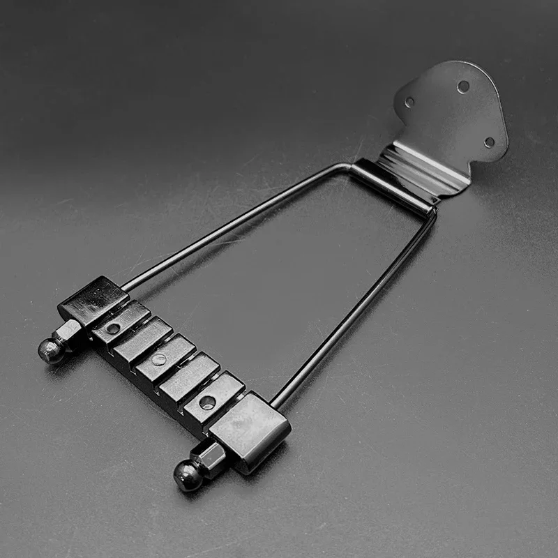 6-String Jazz Archtop Guitar Tailpiece in Metal 3 6-String Jazz Archtop Guitar Tailpiece in Metal - Image 3