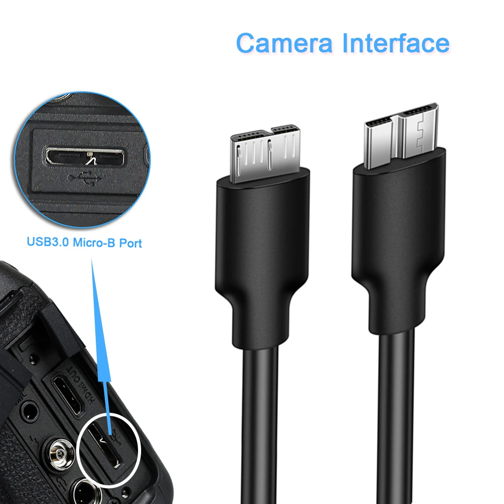 Nikon Camera OTG Cable USB Type-C 1.5m 2 Nikon Camera OTG Cable USB Type-C 1.5m - Image 2