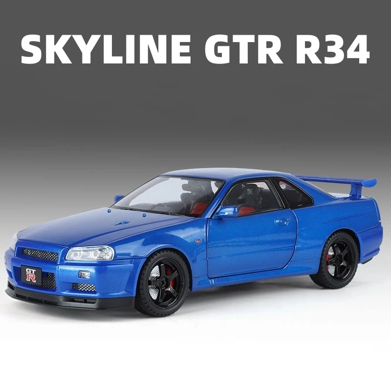 Nissan GTR R34 Skylin S15 LBWK Diecast Model 11 Nissan GTR R34 Skylin S15 LBWK Diecast Model - Image 11