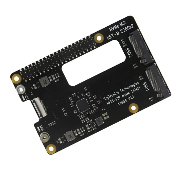 Dual M.2 NVMe SSD Adapter Board for Raspberry Pi 5 - Image 3