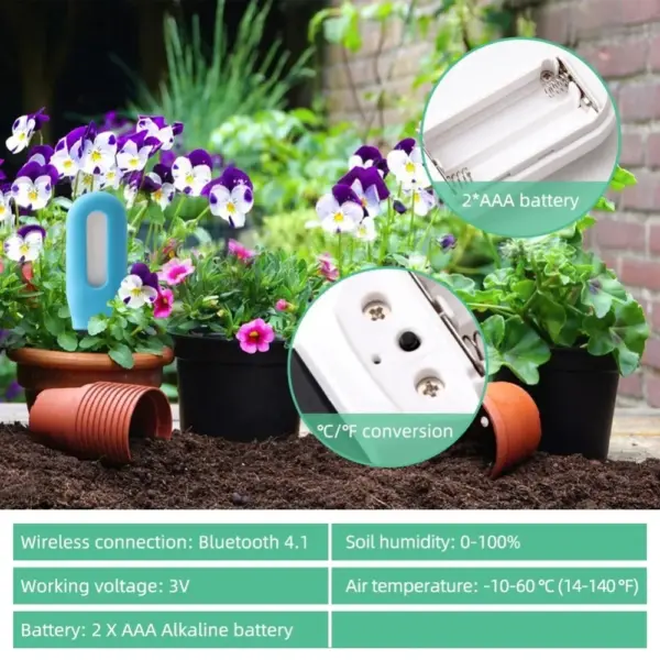 Zigbee Wifi Smart Soil Moisture Sensor - Image 5