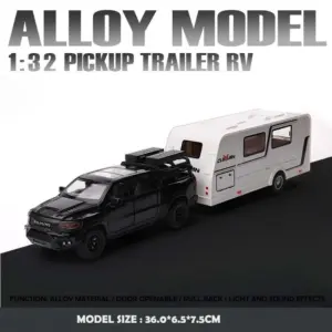 Dodge Mammoth 1:32 Diecast Model with Trailer 19 S49937df7d43647e29db3a94fa597713dJ