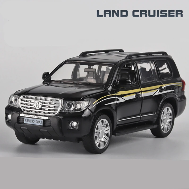 1:32 Black Toyota Land Cruiser Prado Model 8 1:32 Black Toyota Land Cruiser Prado Model - Image 8