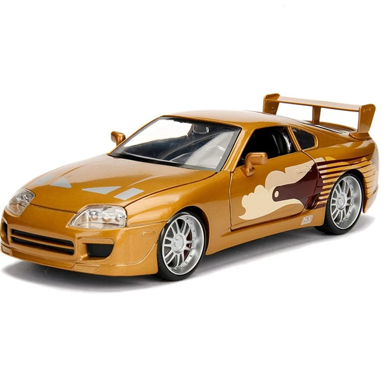 1995 Toyota Supra Diecast Model Orange Design 9 1995 Toyota Supra Diecast Model Orange Design - Image 9