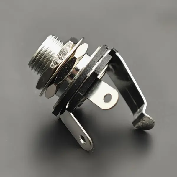 10 Pack 1/4 Inch Chrome Mono Input Jacks - Image 5